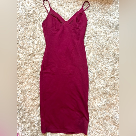 Forever 21 Bodycon Dress, Adjustable Straps, Mesh Chest Mint Condition - Small - Picture 1 of 9